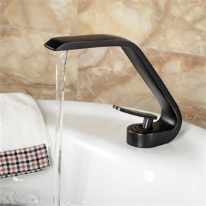 Reno Deck Mount Contemporary oil rubbed bronze finish Sink Faucet